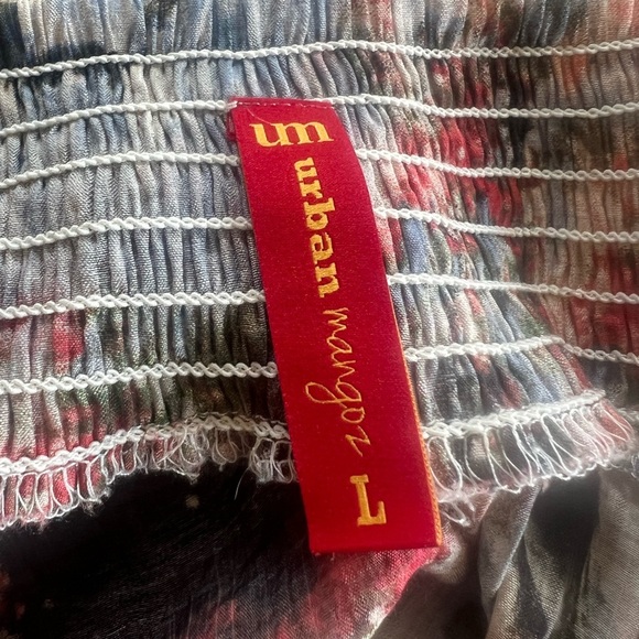 Urban Mangoz ladies, large pullover, top tassel sleeves and front colorful - Picture 11 of 12